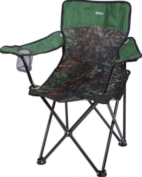 Стул походный туристический складной зеленый Nika Премиум 5 ПСП5/3 кресло кемпинговое для пикника рыбалки от компании 2255 by - онлайн гипермаркет - фото 1