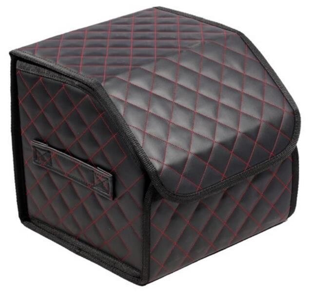 STVOL STO05 в багажник , экокожа, черный/красный, 30*30*30 см от компании 2255 by - онлайн гипермаркет - фото 1