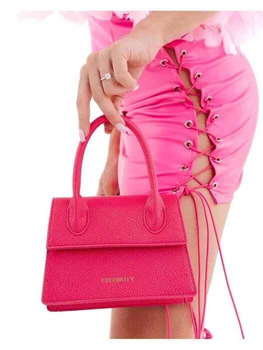 Сумка розовая женская маленькая летняя на плечо клатч сумочка фуксия мини кожаная для женщин от компании 2255 by - онлайн гипермаркет - фото 1