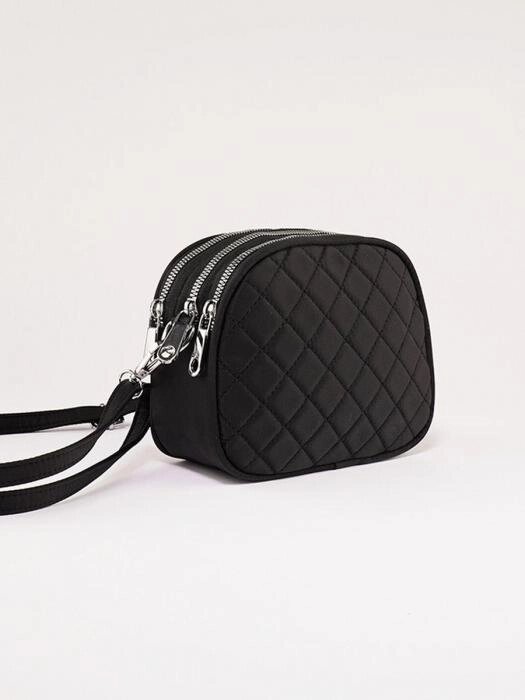 Сумка женская через плечо маленькая черная сумочка кросс боди Adaggio от компании 2255 by - онлайн гипермаркет - фото 1
