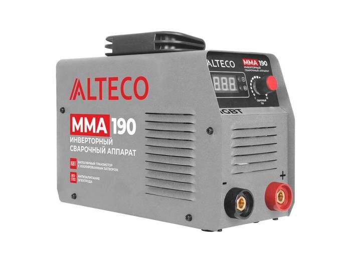 Сварочный аппарат инвертор Alteco MMA-190 электродный бытовой ручной сварочник MMA инверторная дуговая сварка от компании 2255 by - онлайн гипермаркет - фото 1
