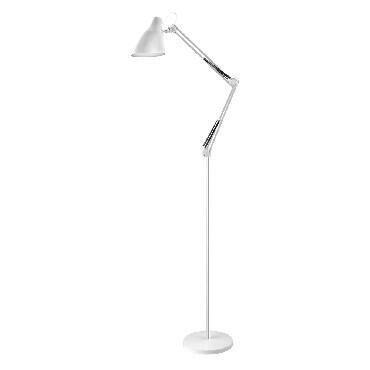 Светильник напольный лампа CAMELION KD-332 C01 белый торшер металлический для чтения от компании 2255 by - онлайн гипермаркет - фото 1