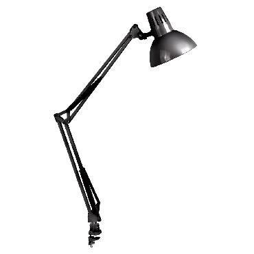 Светильник настольный лампа складная на струбцине CAMELION KD-312 C02 чёрный для чтения школьника от компании 2255 by - онлайн гипермаркет - фото 1