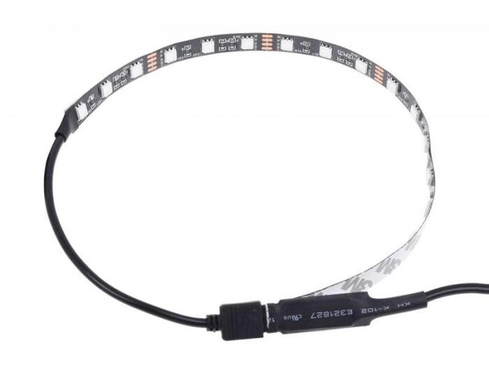 Светодиодная лента с контроллером Alphacool Aurora LED Flexible Light 30cm RGB 15278/1013006 от компании 2255 by - онлайн гипермаркет - фото 1