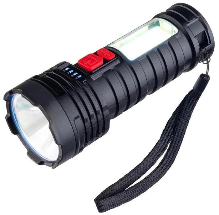 Светодиодный аккумуляторный фонарь мощный ручной переносной фонарик прожектор PERFEO PF C3677 от компании 2255 by - онлайн гипермаркет - фото 1