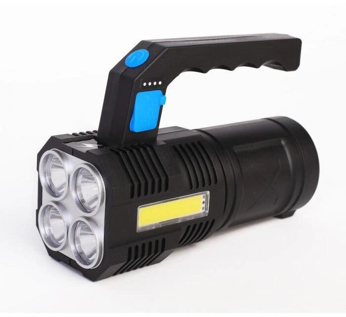 Светодиодный аккумуляторный фонарь мощный ручной переносной фонарик прожектор ULTRAFLASH LED53766 от компании 2255 by - онлайн гипермаркет - фото 1