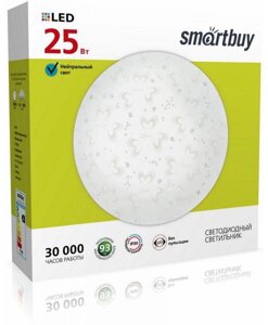 Светодиодный потолочный светильник SMARTBUY (SBL-MD-25-W-6K) 25W/6000К