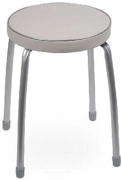 Табурет стулья для кухни мягкий NIKA ТФ02/С серый табуретка от компании 2255 by - онлайн гипермаркет - фото 1