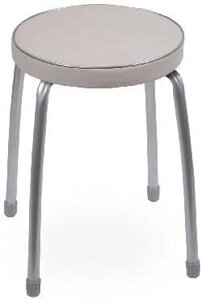 Табурет стулья для кухни мягкий NIKA ТФ02/С серый табуретка