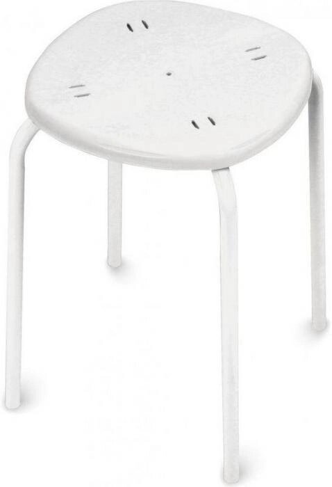 Табурет стулья для кухни NIKA ТП02/Б белая табуретка от компании 2255 by - онлайн гипермаркет - фото 1