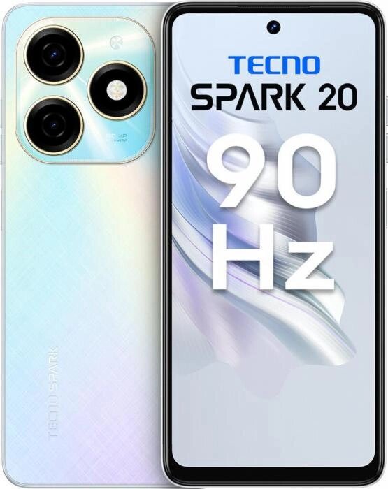 TECNO Spark 20 8/128Gb White (TCN-KJ5N. 128. CYWH) от компании 2255 by - онлайн гипермаркет - фото 1