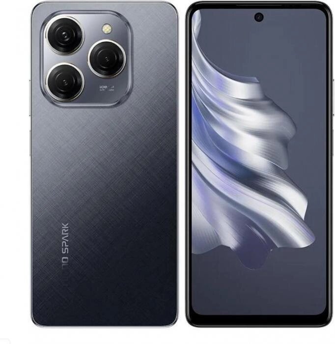 TECNO Spark 20 Pro (KJ6) 8/256Gb Moonlite Black (TCN-KJ6.256. MOBL) от компании 2255 by - онлайн гипермаркет - фото 1