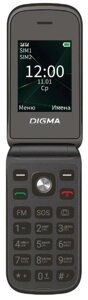 Телефон мобильный раскладной DIGMA Vox FS241 черная раскладушка