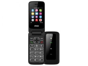 Телефон мобильный раскладной Inoi 245R черная раскладушка