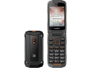 Телефон раскладушка кнопочный сотовый teXet TM-D411 черный