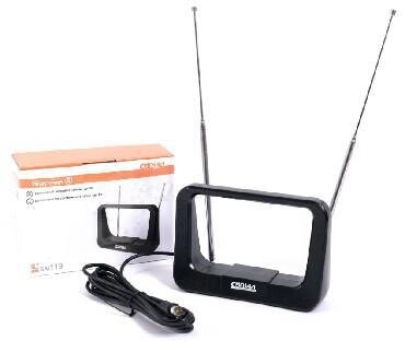 Телевизионная антенна комнатная СИГНАЛ SAI-119 DVB-T2/ДМВ+МВ активная с усилителем от компании 2255 by - онлайн гипермаркет - фото 1