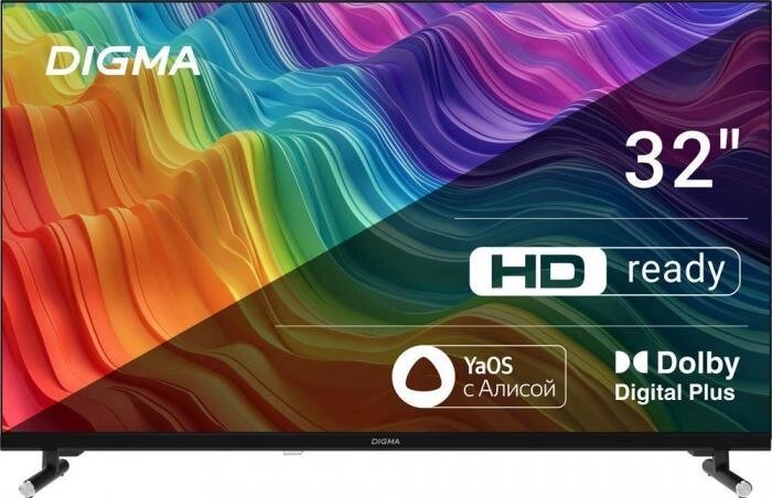 Телевизор 32 дюйма DIGMA DM-LED32SBB32 SMART Яндекс от компании 2255 by - онлайн гипермаркет - фото 1