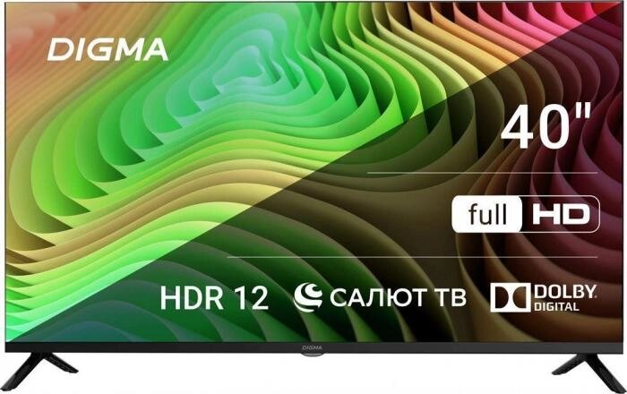 Телевизор 40 дюймов DIGMA DM-LED40SBB36 SMART от компании 2255 by - онлайн гипермаркет - фото 1