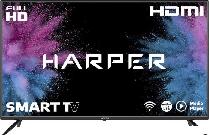 Телевизор 40 дюймов HARPER 40F660TS-T2-FHD-SMART-Яндекс БЕЗРАМОЧНЫЙ от компании 2255 by - онлайн гипермаркет - фото 1