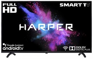 Телевизор 40 дюймов HARPER 40F721TS Full HD Android безрамочный