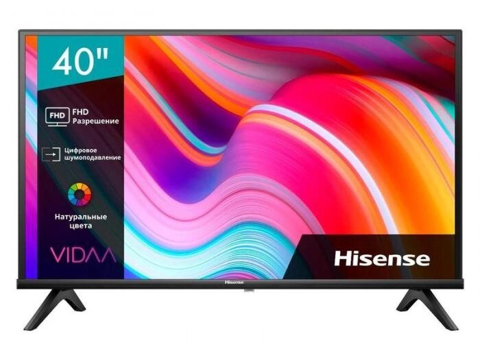 Телевизор 40 дюймов смарт тв Full HD с wifi Hisense 40A4K LED со smart tv для цифрового тв от компании 2255 by - онлайн гипермаркет - фото 1