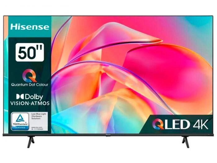 Телевизор 50 дюймов с интернетом Hisense 50E7KQ Smart TV 4K Ultra HD Смарт Тв от компании 2255 by - онлайн гипермаркет - фото 1