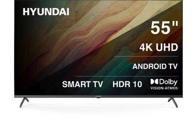 Телевизор 55 дюймов Hyundai H-LED55BU7009, 4K Ultra HD, черный, СМАРТ ТВ, Android TV от компании 2255 by - онлайн гипермаркет - фото 1