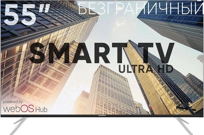 Телевизор 55 дюймов SOUNDMAX SM-LED55M03SU UHD SMART от компании 2255 by - онлайн гипермаркет - фото 1