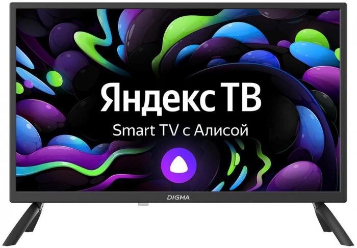 Телевизор с голосовым управлением DIGMA DM-LED24SBB31 HD SMART Яндекс смарт тв от компании 2255 by - онлайн гипермаркет - фото 1