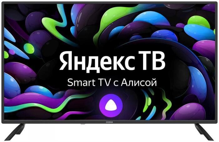 Телевизор с голосовым управлением DIGMA DM-LED40SBB31 FHD SMART tv смарт тв Яндекс от компании 2255 by - онлайн гипермаркет - фото 1