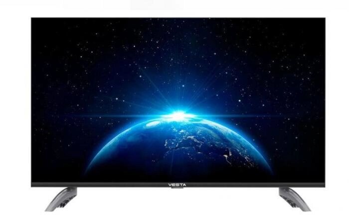 Телевизор с интернетом VESTA TV LED V32LH4300 SMART TV безрамочный 32 дюйма смарт тв от компании 2255 by - онлайн гипермаркет - фото 1