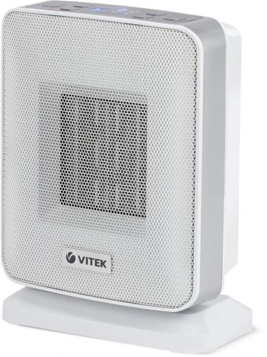 Тепловентилятор Vitek VT-2052,  1500Вт,  с термостатом, 2 режима, серый от компании 2255 by - онлайн гипермаркет - фото 1