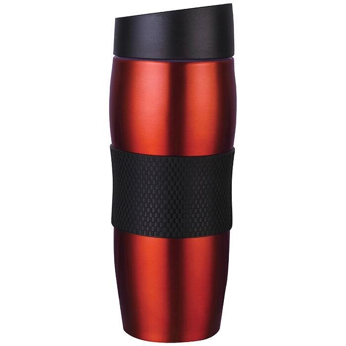 Термокружка Alpenkok 400ml красная из нержавеющей стали термостакан с крышкой для кофе от компании 2255 by - онлайн гипермаркет - фото 1