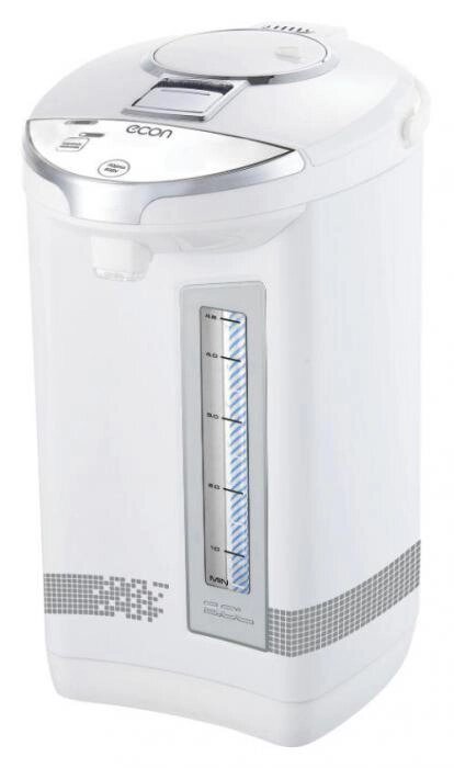Термопот ECON ECO-503TP белый чайник-термос электрический от компании 2255 by - онлайн гипермаркет - фото 1