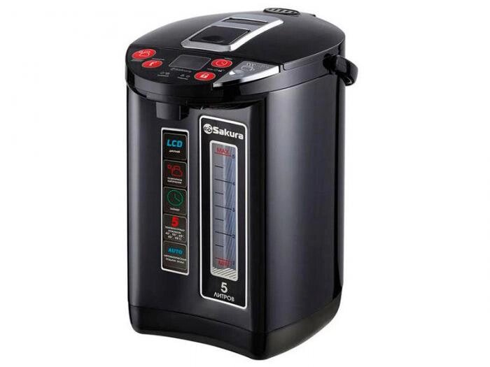Термопот электрический 5 литров чайник Sakura SA-1355BK черный от компании 2255 by - онлайн гипермаркет - фото 1