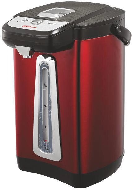 Термопот электрический чайник термос SAKURA SA-1346R красный помповый от компании 2255 by - онлайн гипермаркет - фото 1