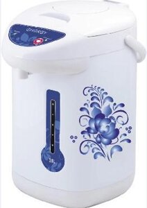 Термопот ENERGY TP-602 чайник-термос электрический гжель белый