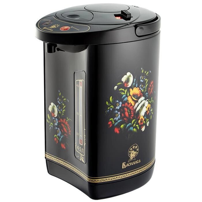 Термопот Василиса ТП5-900 чайник-термос электрический черный от компании 2255 by - онлайн гипермаркет - фото 1