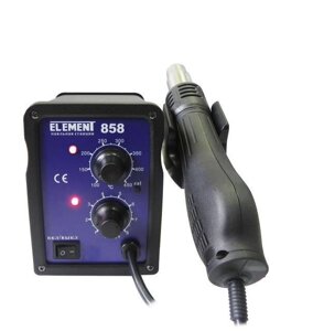 Термовоздушная паяльная станция Element 858 термовоздушный паяльный фен для пайки термоусадок