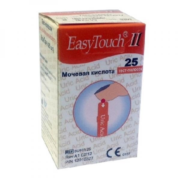 Тест-полоски на мочевую кислоту EasyTouch 25шт от компании 2255 by - онлайн гипермаркет - фото 1