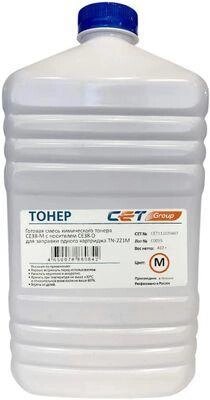 Тонер CET CE38-M,  для KONICA MINOLTA Bizhub C227/287,  пурпурный, 467грамм, бутылка от компании 2255 by - онлайн гипермаркет - фото 1