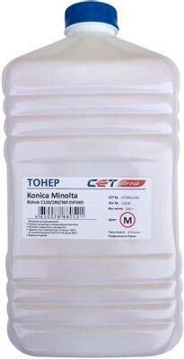 Тонер CET NF5M,  для Konica Minolta Bizhub C220/280/360,  пурпурный, 500грамм, бутылка от компании 2255 by - онлайн гипермаркет - фото 1