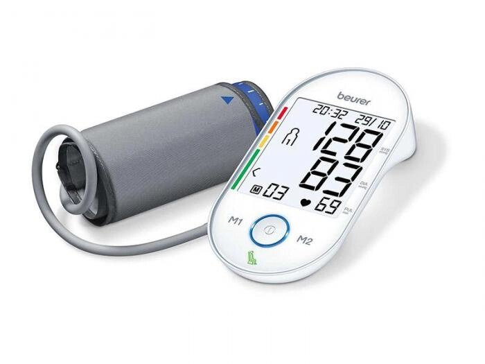 Тонометр автоматический для измерения артериального давления дома электронный измеритель Beurer BM55 658.07 от компании 2255 by - онлайн гипермаркет - фото 1