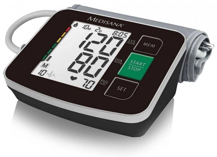 Тонометр для давления автоматический электронный медицинский с манжетой на плечо MEDISANA BU 516 от компании 2255 by - онлайн гипермаркет - фото 1