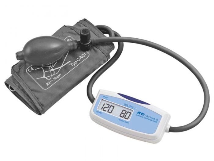 Тонометр полуавтоматический с манжетой на плечо AND UA-604 электронный для измерения артериального давления от компании 2255 by - онлайн гипермаркет - фото 1