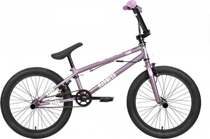 Трюковой велосипед бмх 20 дюймов для трюков триала фристайла мальчиков детей STARK Madness BMX 2 фиолетовый от компании 2255 by - онлайн гипермаркет - фото 1