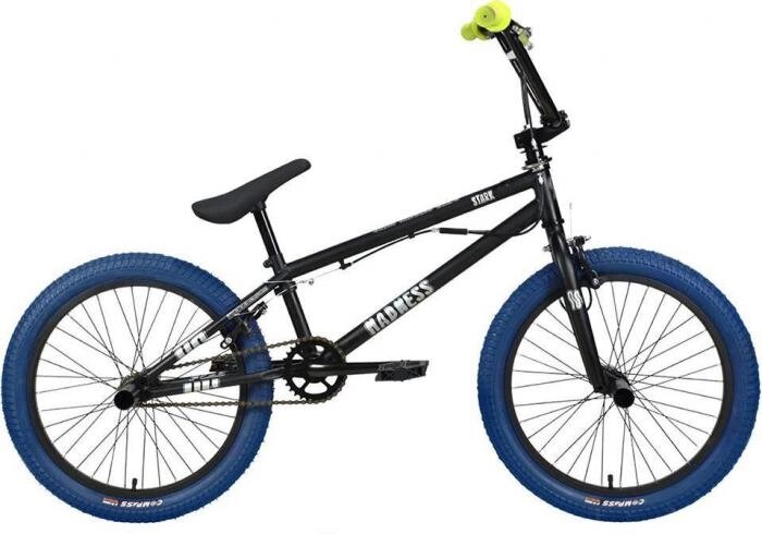 Трюковой велосипед бмх 20 дюймов для трюков триала фристайла мальчиков подростка STARK Madness BMX 2 черный от компании 2255 by - онлайн гипермаркет - фото 1