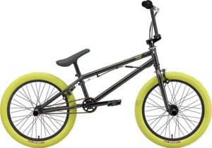 Трюковой велосипед бмх 20 дюймов с тормозами для трюков триала фристайла мальчиков STARK Madness BMX 3 серый