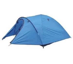 Туристическая летняя палатка непромокаемая походная для отдыха сна GREEN GLADE NIDA 4 местная с тамбуром