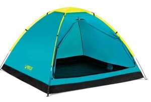 Туристическая трехместная палатка трекинговая 3 местная легкая для кемпинга отдыха сна туризма BESTWAY 68085